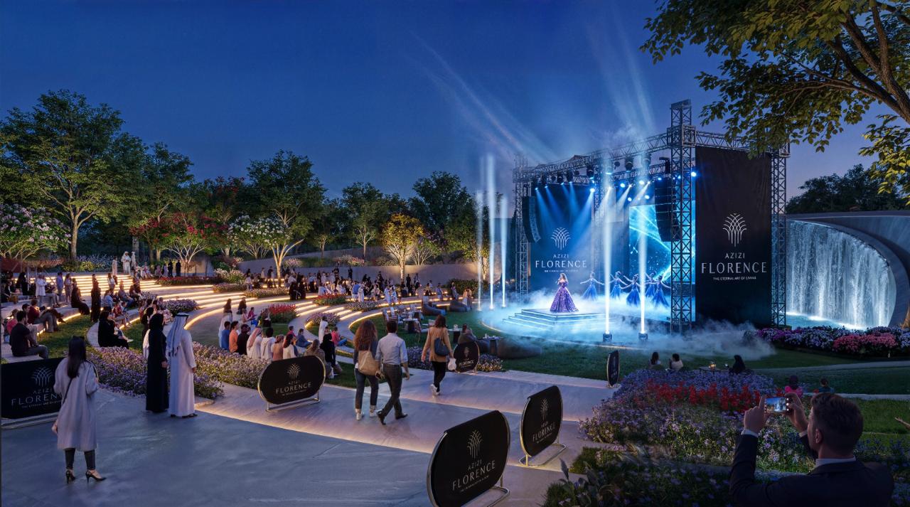 Azizi Florence Sharjah &mdash; an evening performance at the open-air amphitheatre