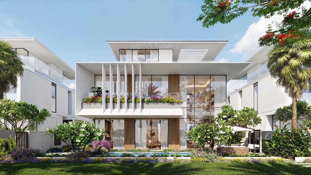 Azizi Florence Sharjah 5 bedroom villa &mdash; elevation